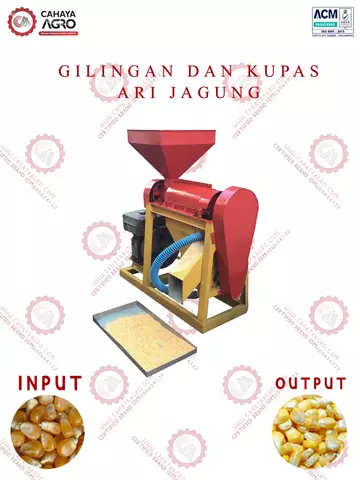 MESIN GILING DAN KUPAS ARI JAGUNG CA-PP-GKAJ-200