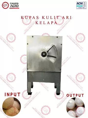 MESIN KUPAS KULIT ARI KELAPA CA-PP-KKAK-60