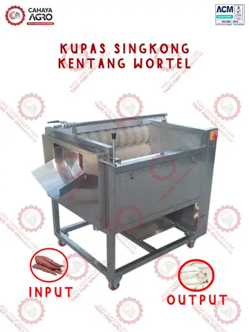 MESIN KUPAS SINGKONG, KENTANG DAN WORTEL CA-MM-KSKW-200