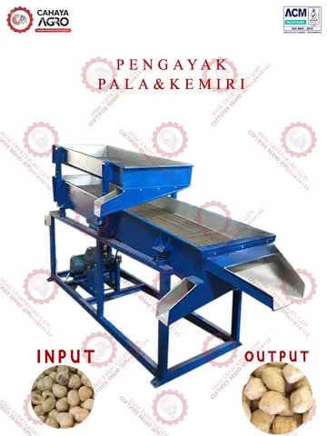 MESIN PENGAYAK PALA & KEMIRI CA-PP-PPK-500