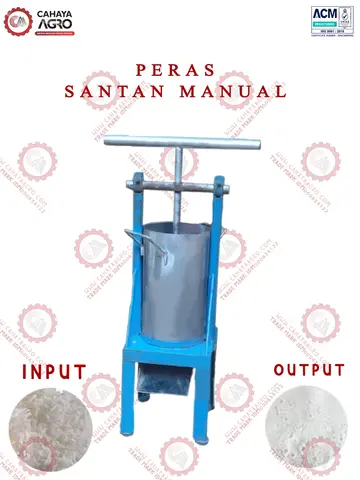 MESIN PERAS SANTAN MANUAL CA-MM-PSM-SDM
