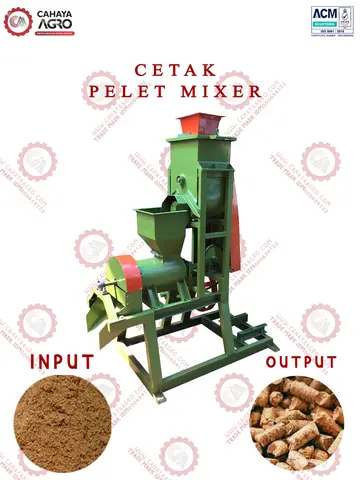 MESIN CETAK PELET + MIXER CA-P-CPM-200