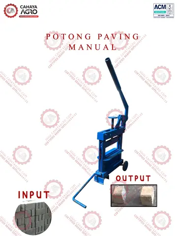 ALAT POTONG PAVING MANUAL CA-B-PPM-3BERLIAN