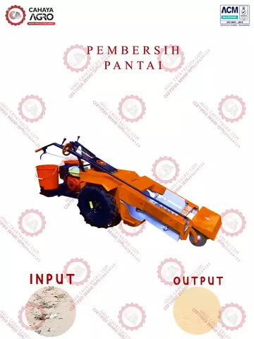 MESIN PEMBERSIH PANTAI CA-TTG-PP-40