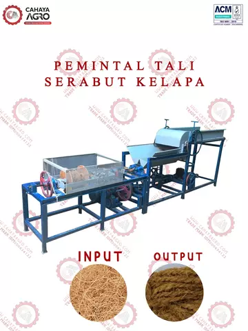 MESIN PEMINTAL TALI SERABUT KELAPA CA-TTG-PTSK-1200