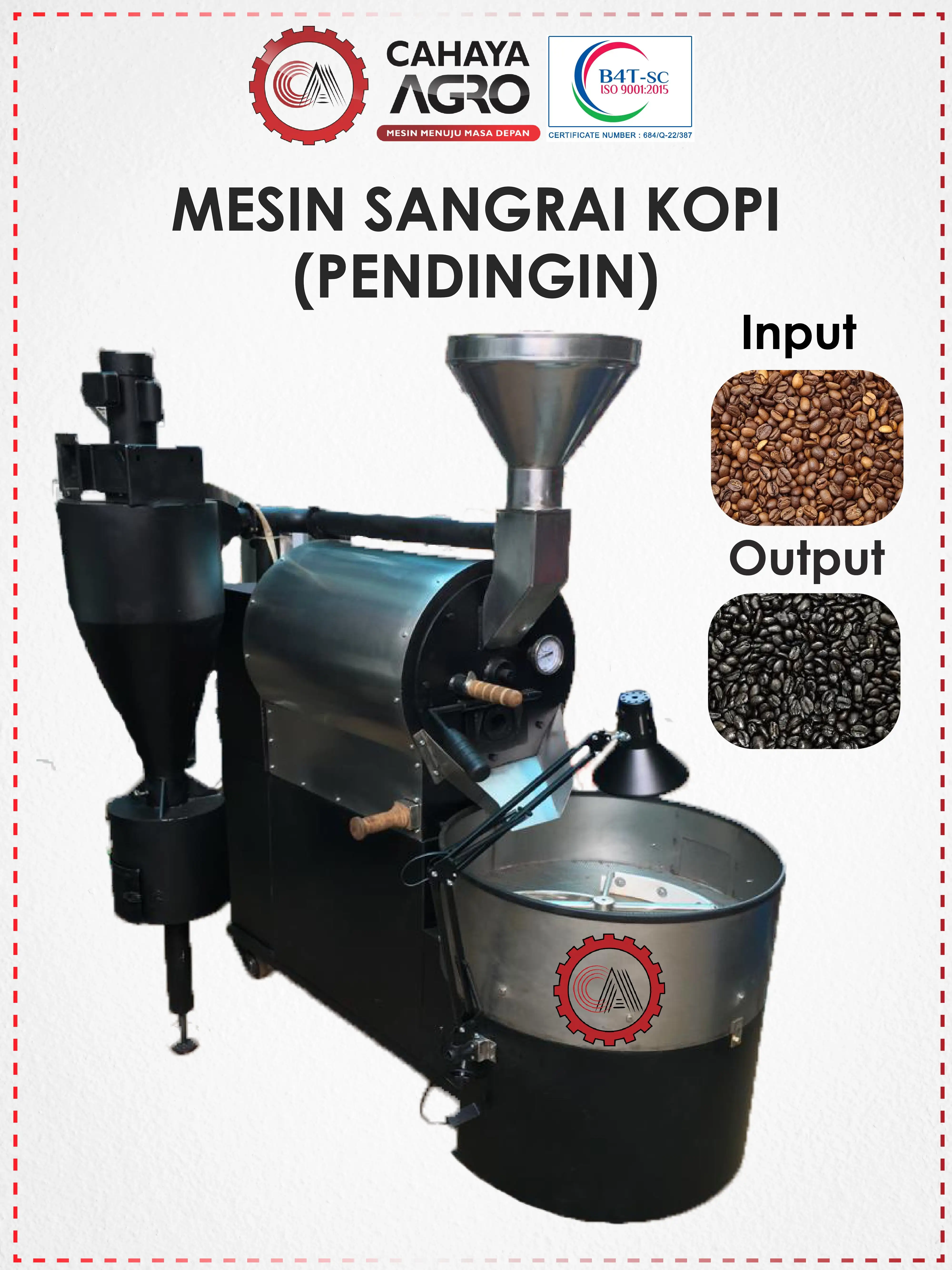 MESIN SANGRAI KOPI (PENDINGIN) CA-MM-MSK-10