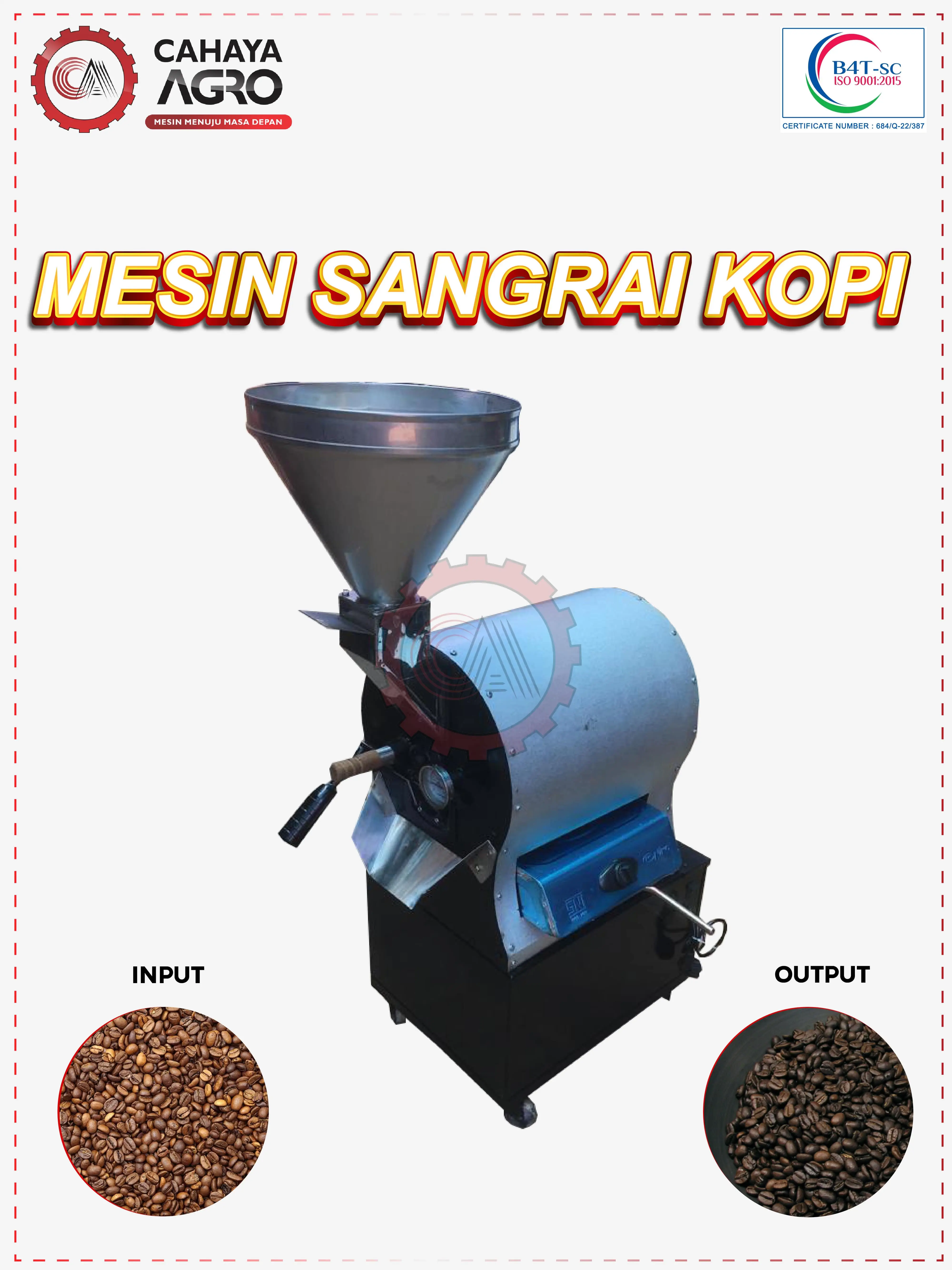 MESIN SANGRAI KOPI (TANPA PENDINGIN) CA-MM-SKTP-2