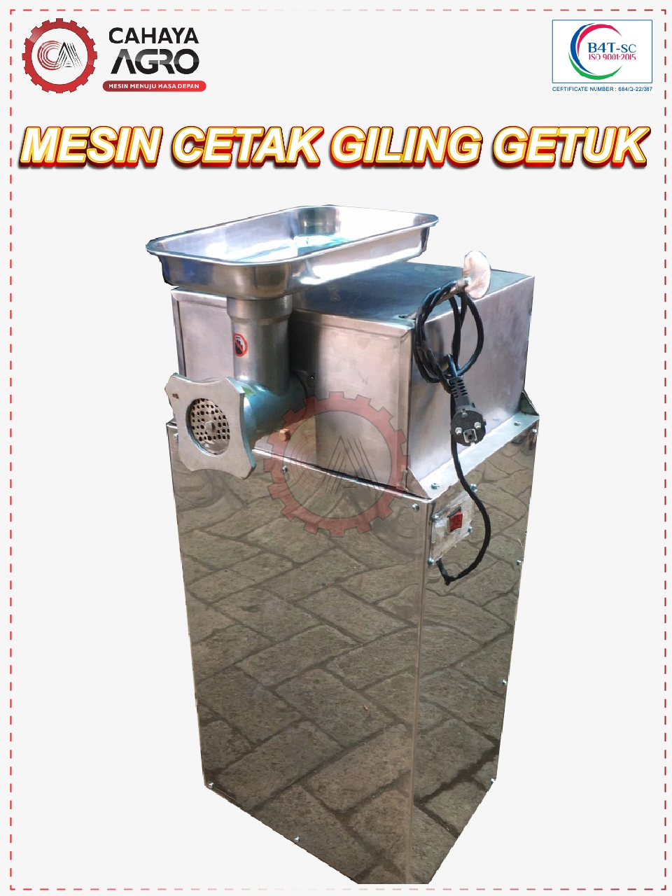 MESIN CETAK GILING GETUK CA-MM-CGG-20