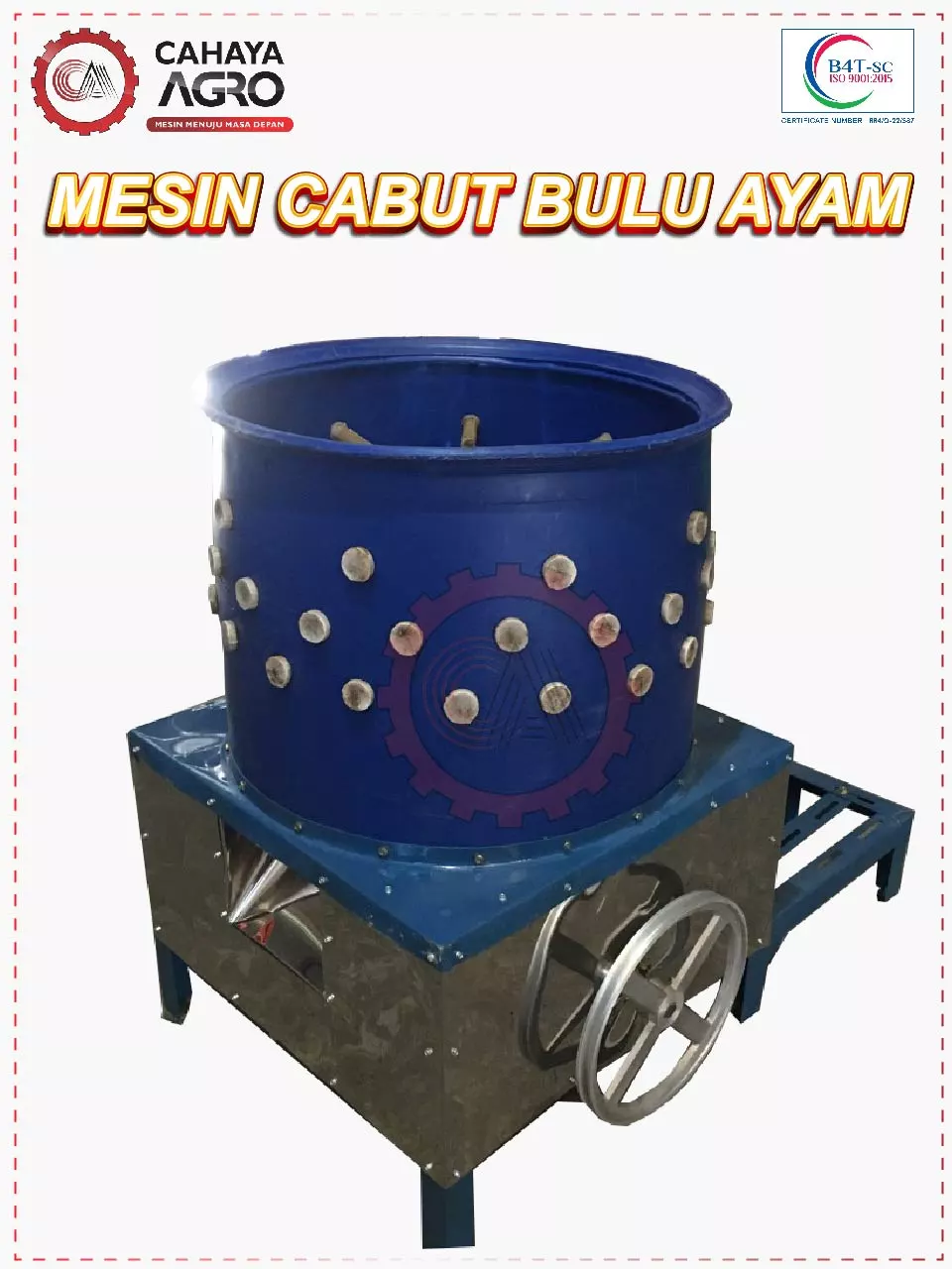 MESIN CABUT BULU AYAM CA-P-CBA-5