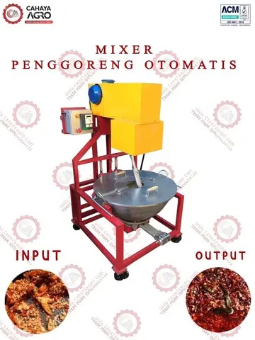 MESIN MIXER PENGGORENGAN OTOMATIS CA-MM-MPO-30