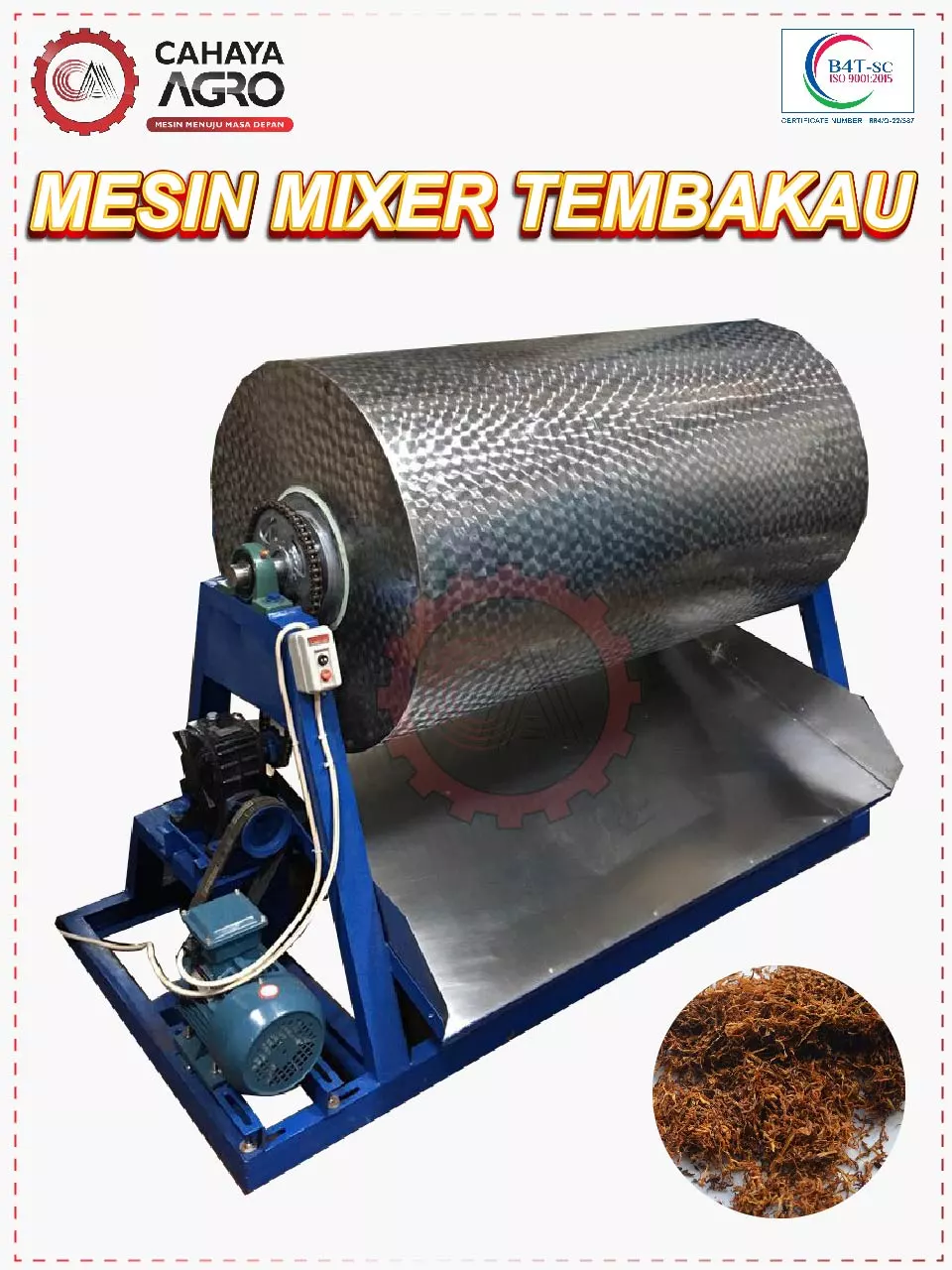 MESIN MIXER TEMBAKAU CA-PP-MT-50