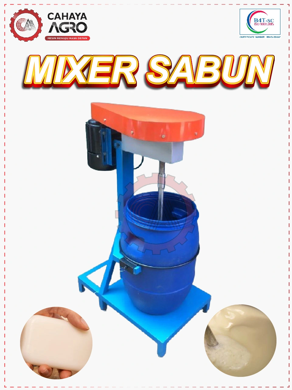 MESIN MIXER SABUN CA-TTG-MS-50