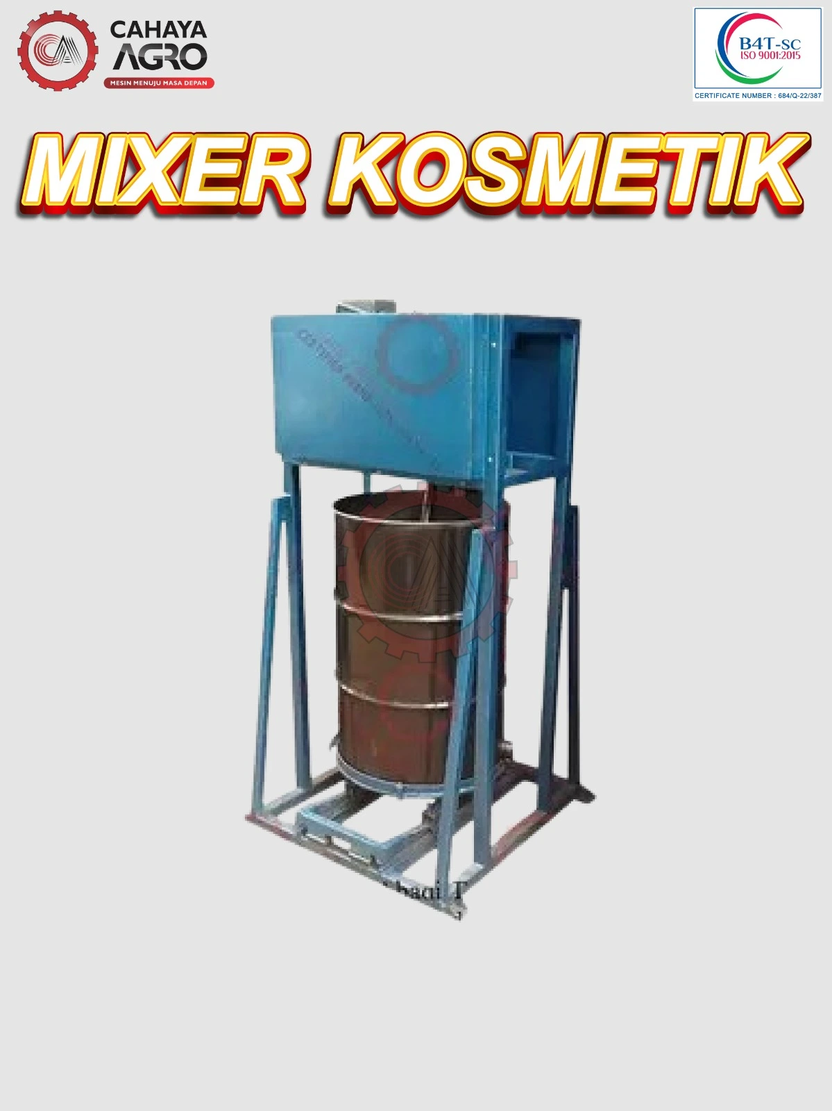 MESIN MIXER KOSMETIK CA-TTG-MK-400