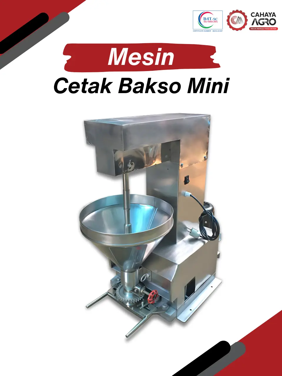 MESIN CETAK BAKSO MINI CA-MM-CBM-150