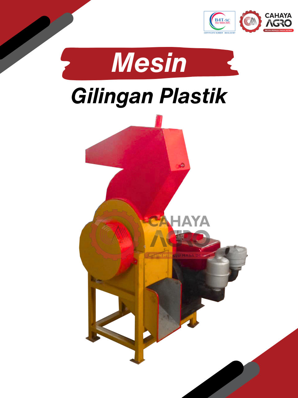 MESIN GILINGAN PLASTIK CA-L-GP-30
