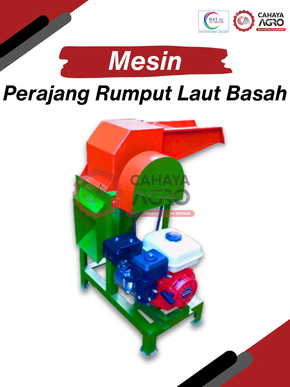 MESIN PERAJANG RUMPUT LAUT BASAH CA-PP-RRLB-300