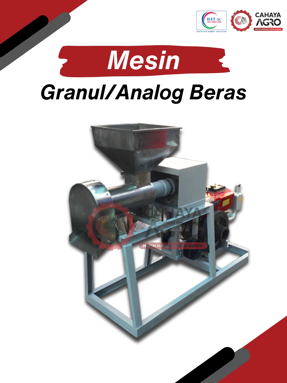 MESIN GRANUL/ANALOG BERAS CA-PP-GAB-50