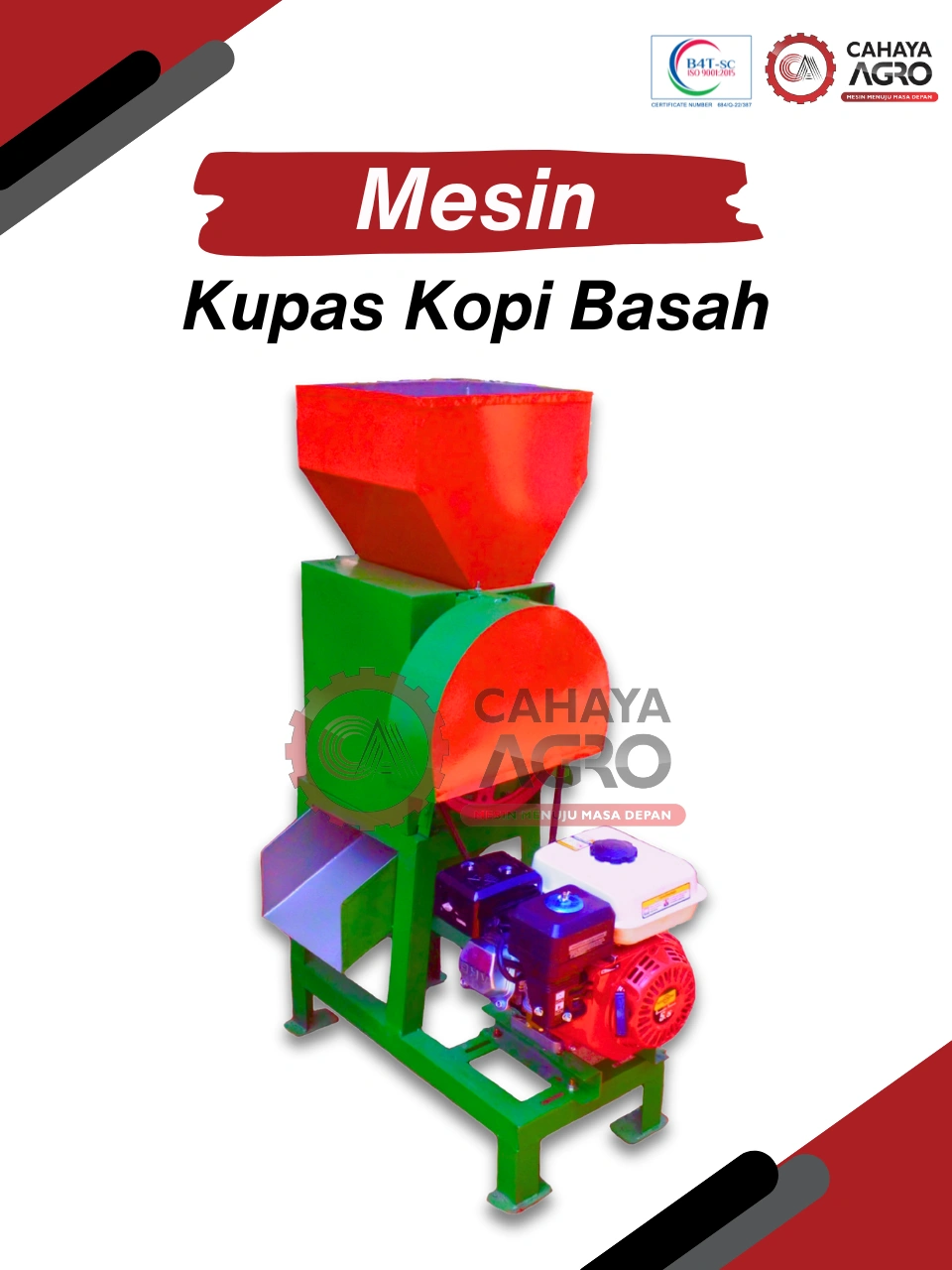 MESIN KUPAS KOPI BASAH CA-PP-KKB-200