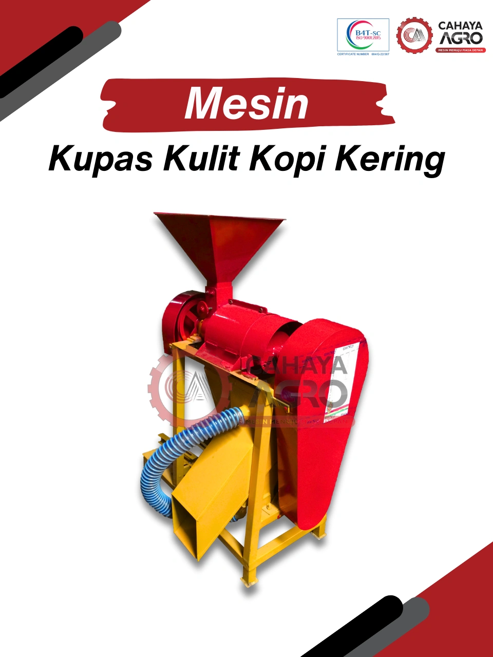 MESIN KUPAS KOPI KERING CA-PP-KKK-100