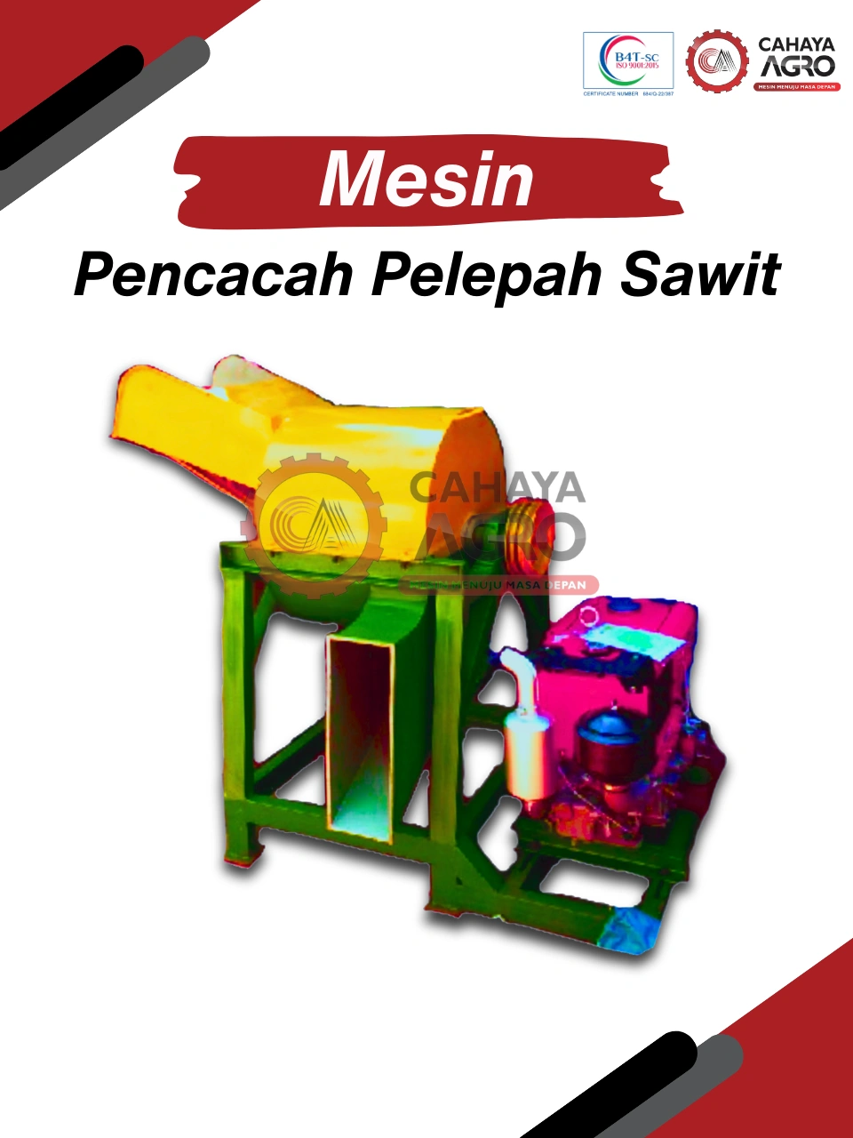 MESIN PENCACAH PELEPAH SAWIT CA-PP-PPS-100