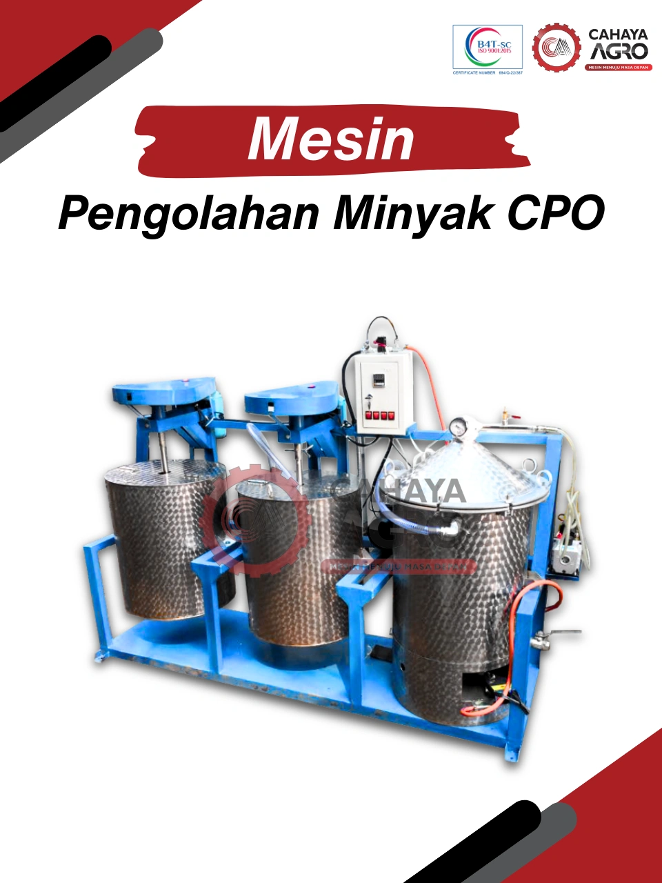 MESIN PENGOLAHAN  CPO CA-PP-PC-50
