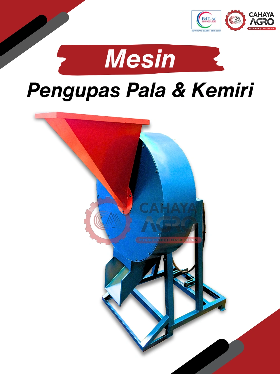 MESIN PENGUPAS PALA KEMIRI CA-PP-KPK-500