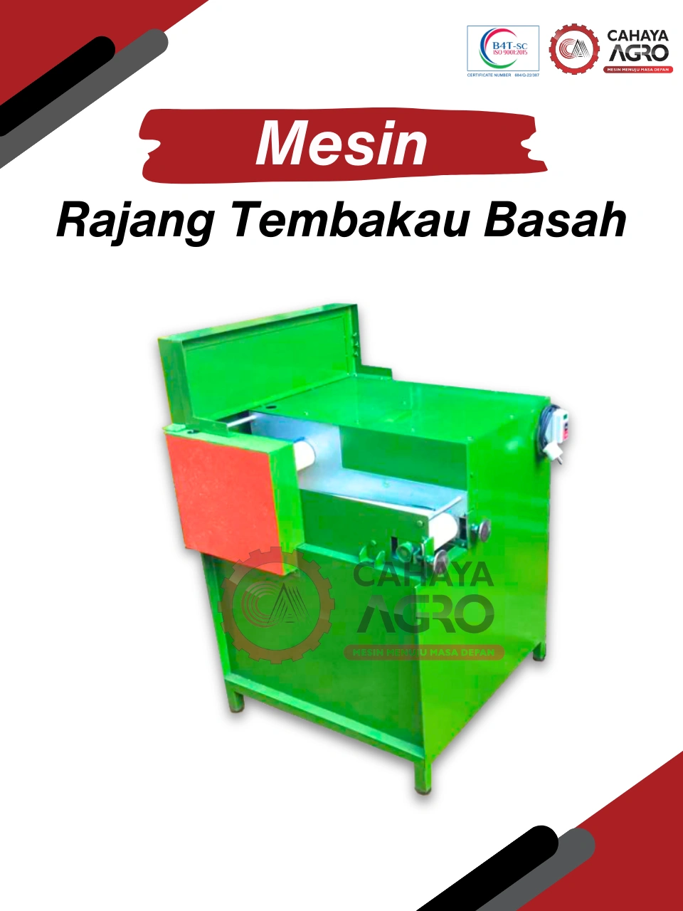 MESIN RAJANG TEMBAKAU BASAH CA-PP-RTB-100
