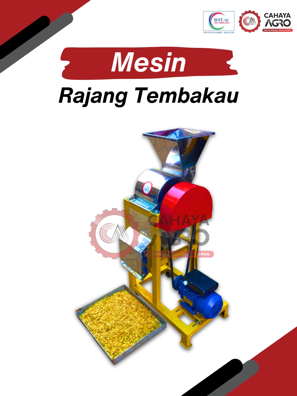 MESIN RAJANG TEMBAKAU KERING CA-PP-RTK-50
