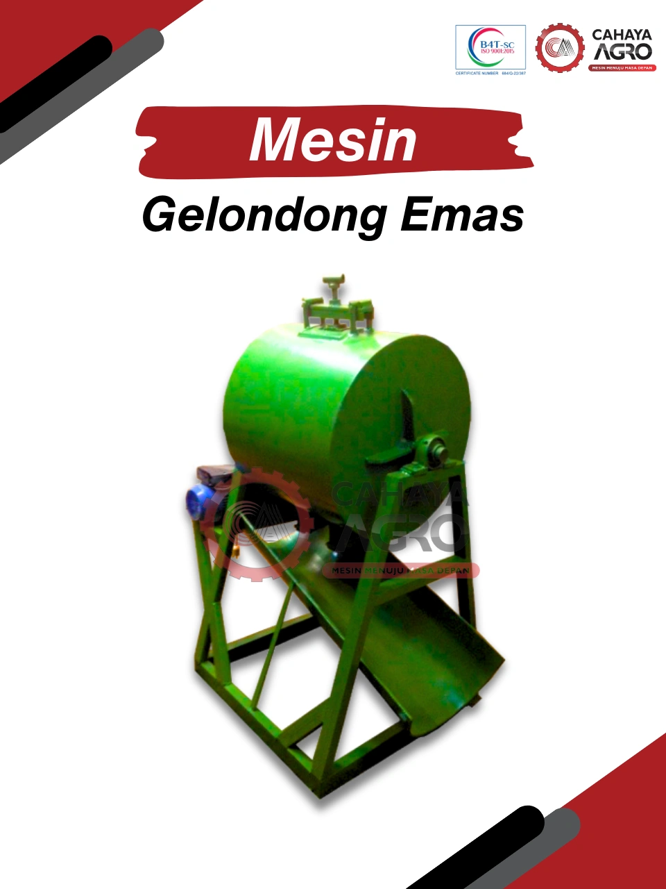 MESIN GELONDONG EMAS CA-TTG-GE-50