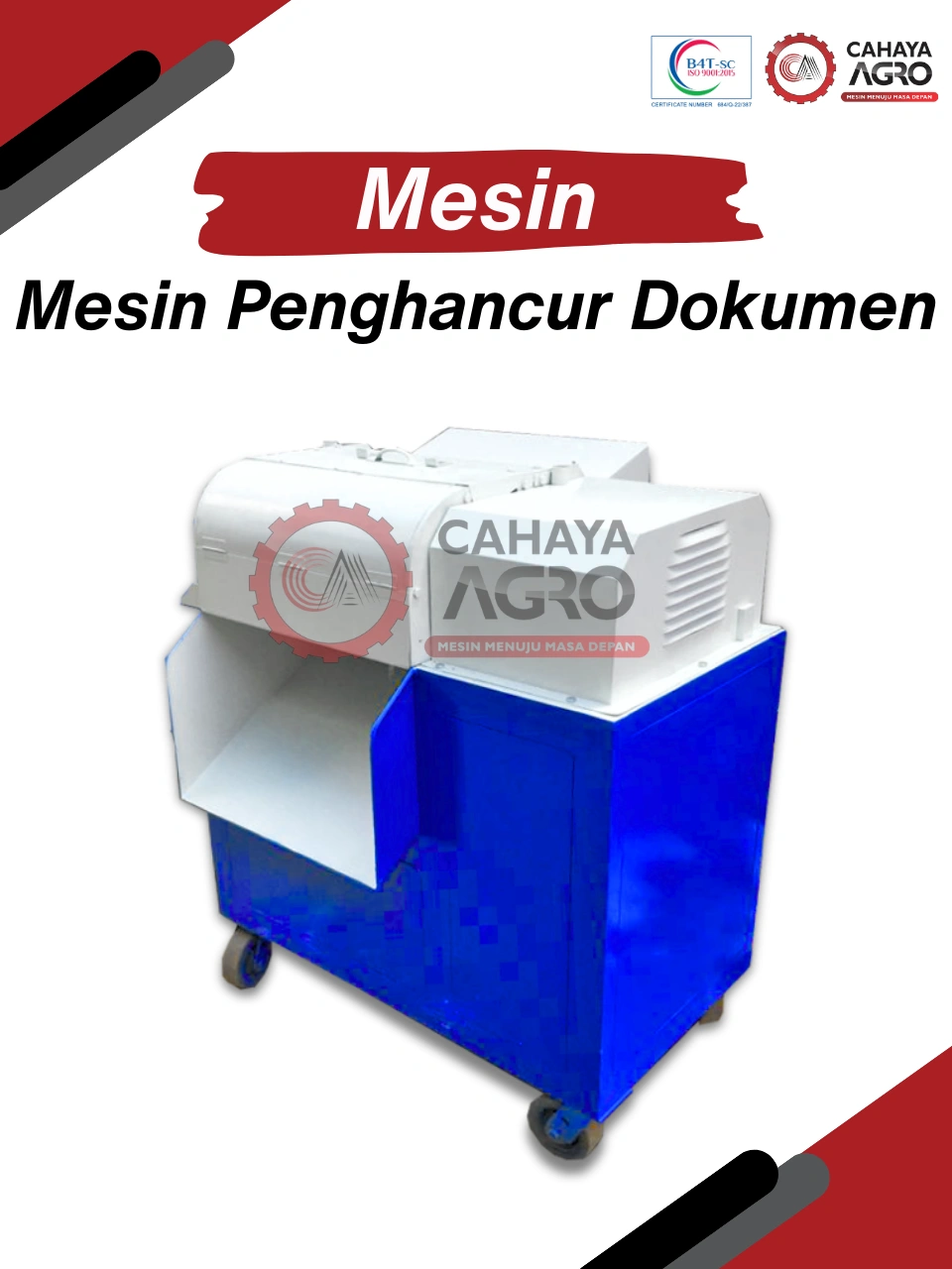 MESIN PENGHANCUR DOKUMEN CA-TTG-PD-500