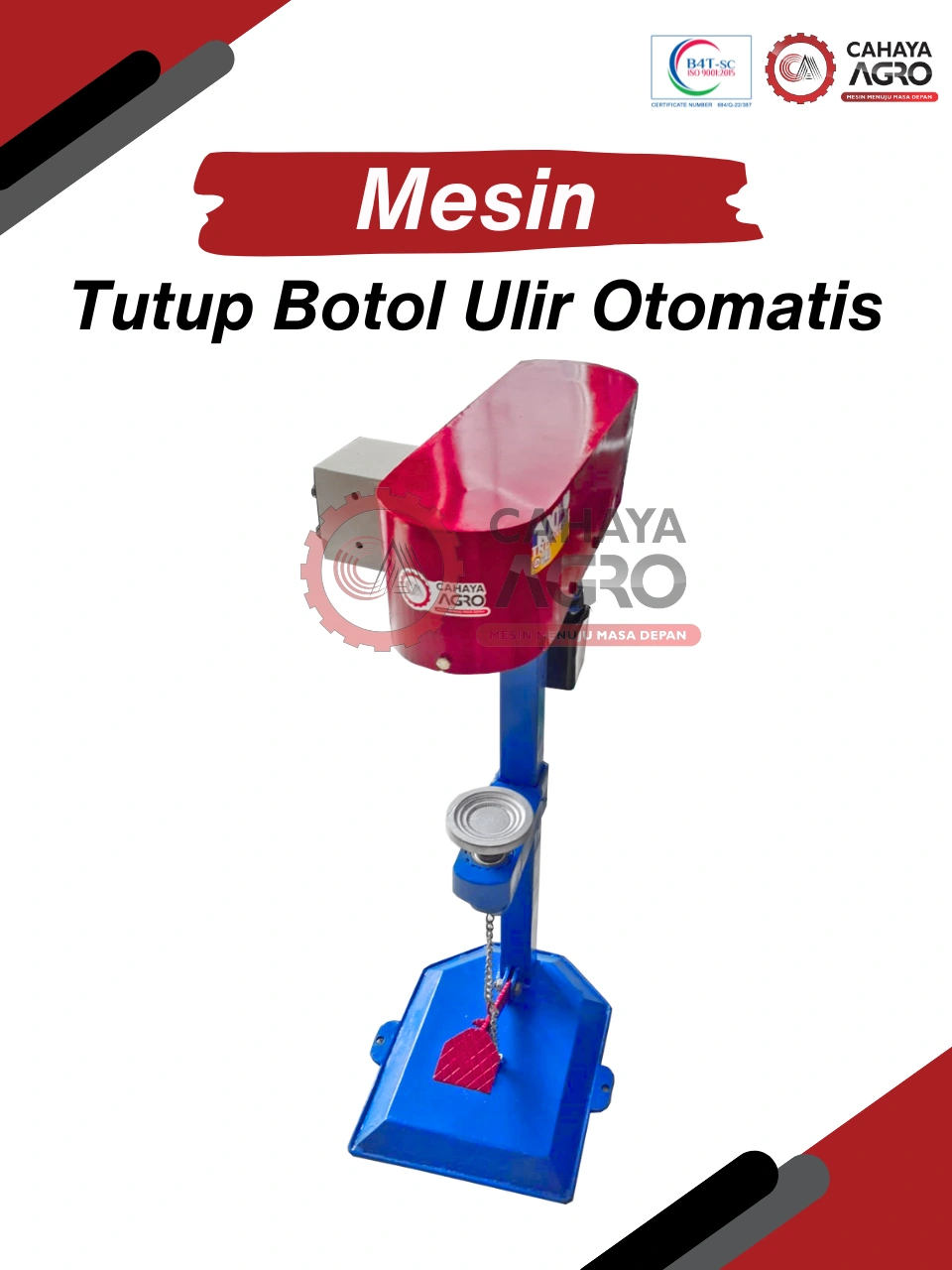 MESIN TUTUP BOTOL ULIR OTOMATIS CA-TTG-TBUO-60(2SET)