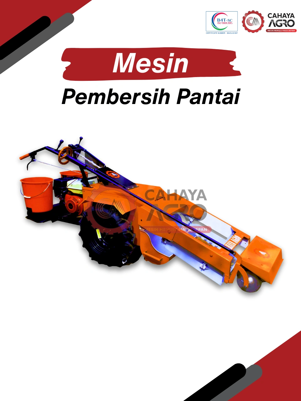 MESIN PEMBERSIH PANTAI CA-TTG-PP-40