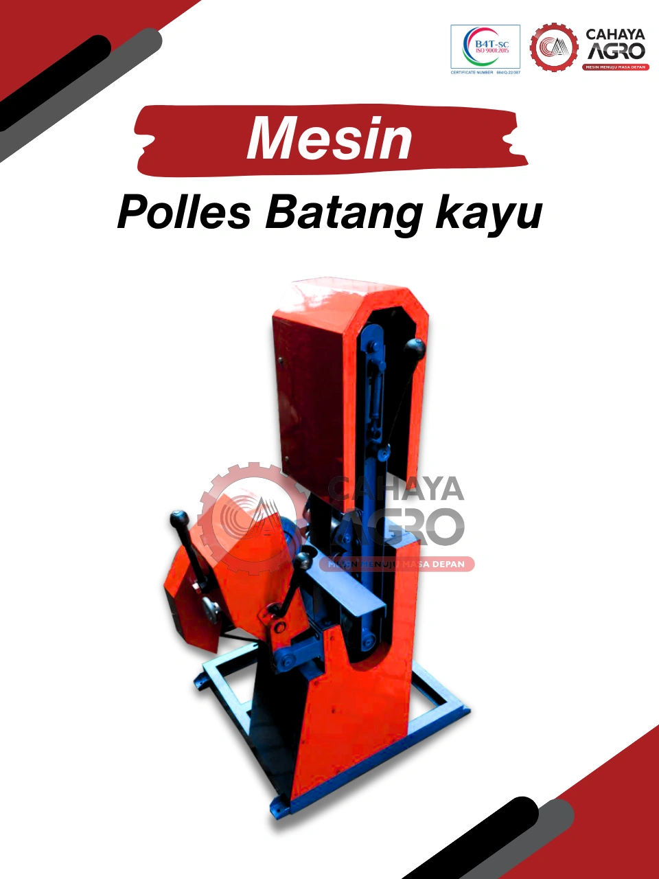 MESIN POLES BATANG KAYU (ROTAN) CA-TTG-PBKR-10