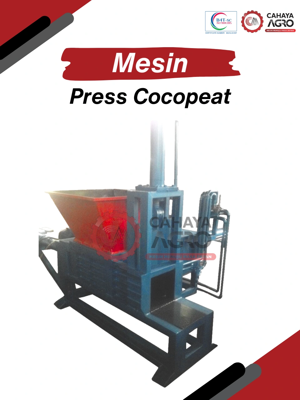 MESIN PRESS COCOPEAT CA-TTG-PC-40