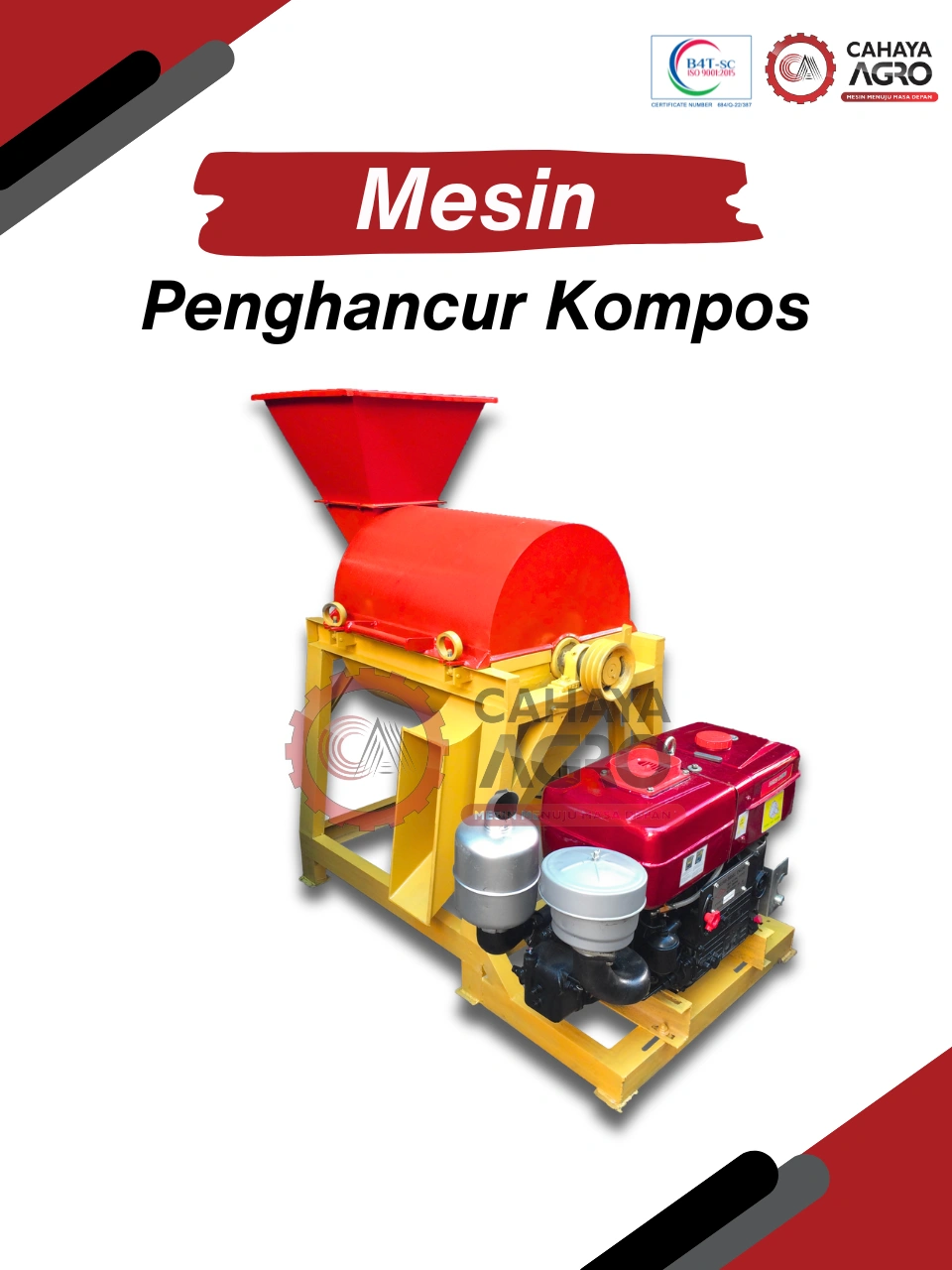 MESIN PENGHANCUR KOMPOS CA-L-PK-100