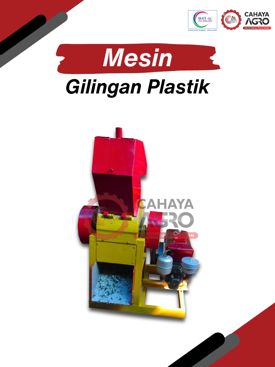 MESIN GILINGAN PLASTIK CA-L-GP-300