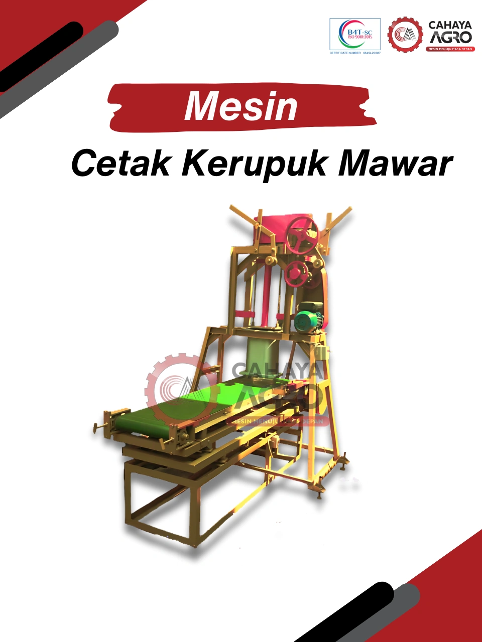 MESIN CETAK KERUPUK MAWAR CA-MM-CKM-25