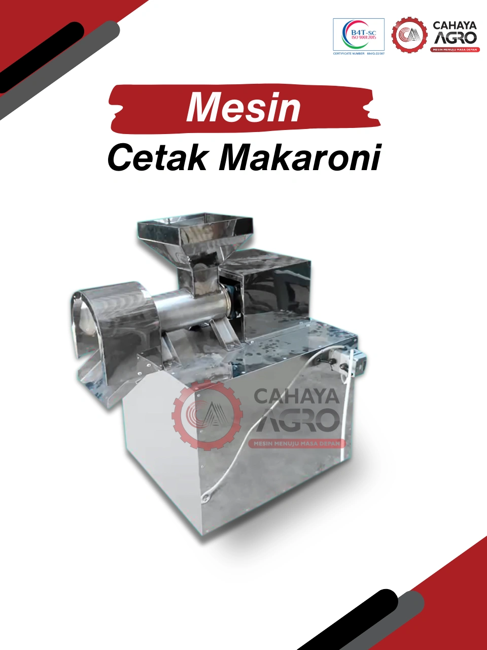 MESIN CETAK MAKARONI CA-MM-CM-25