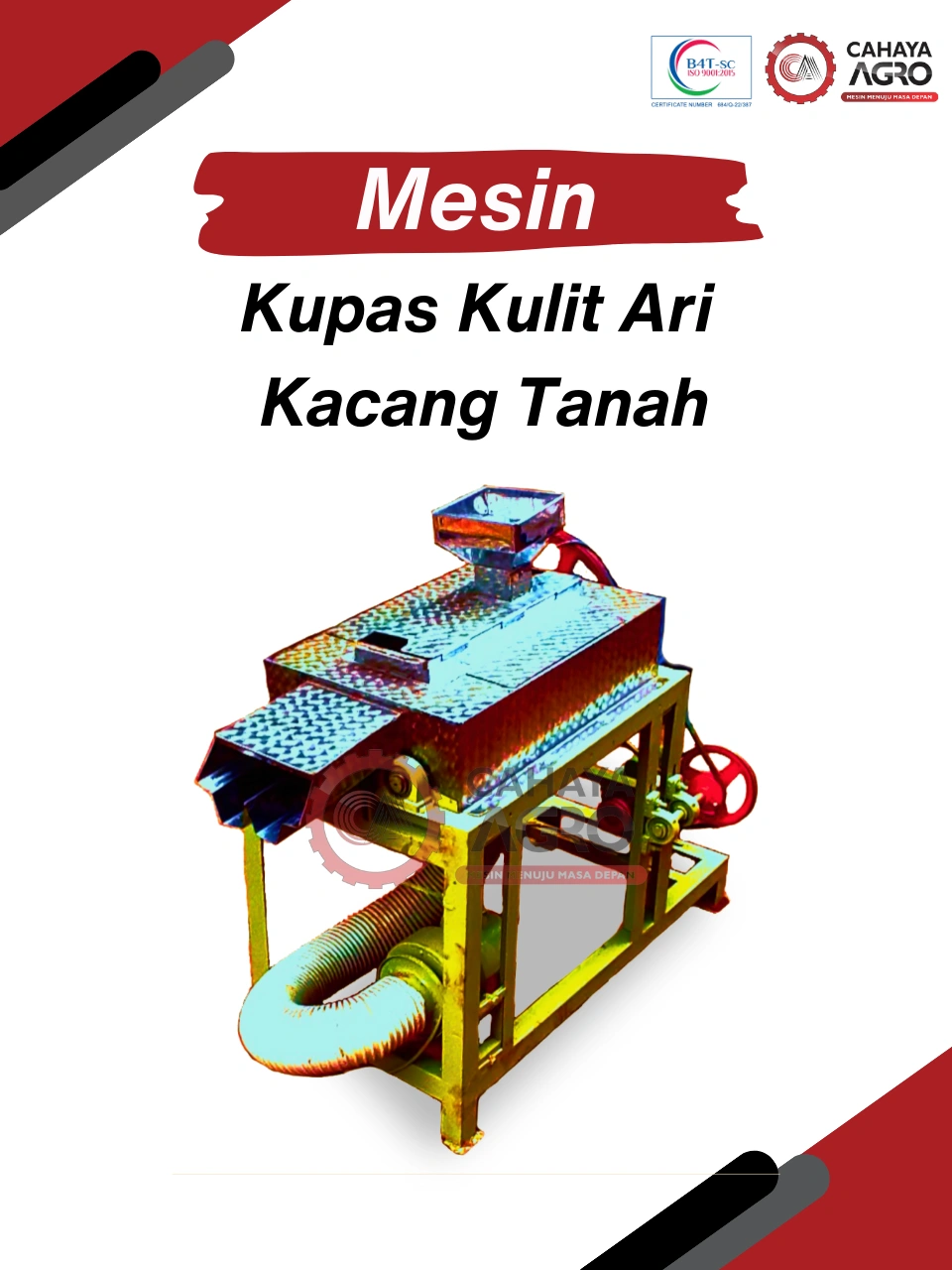 MESIN KUPAS KULIT ARI KACANG TANAH CA-MM-KKAKT-5