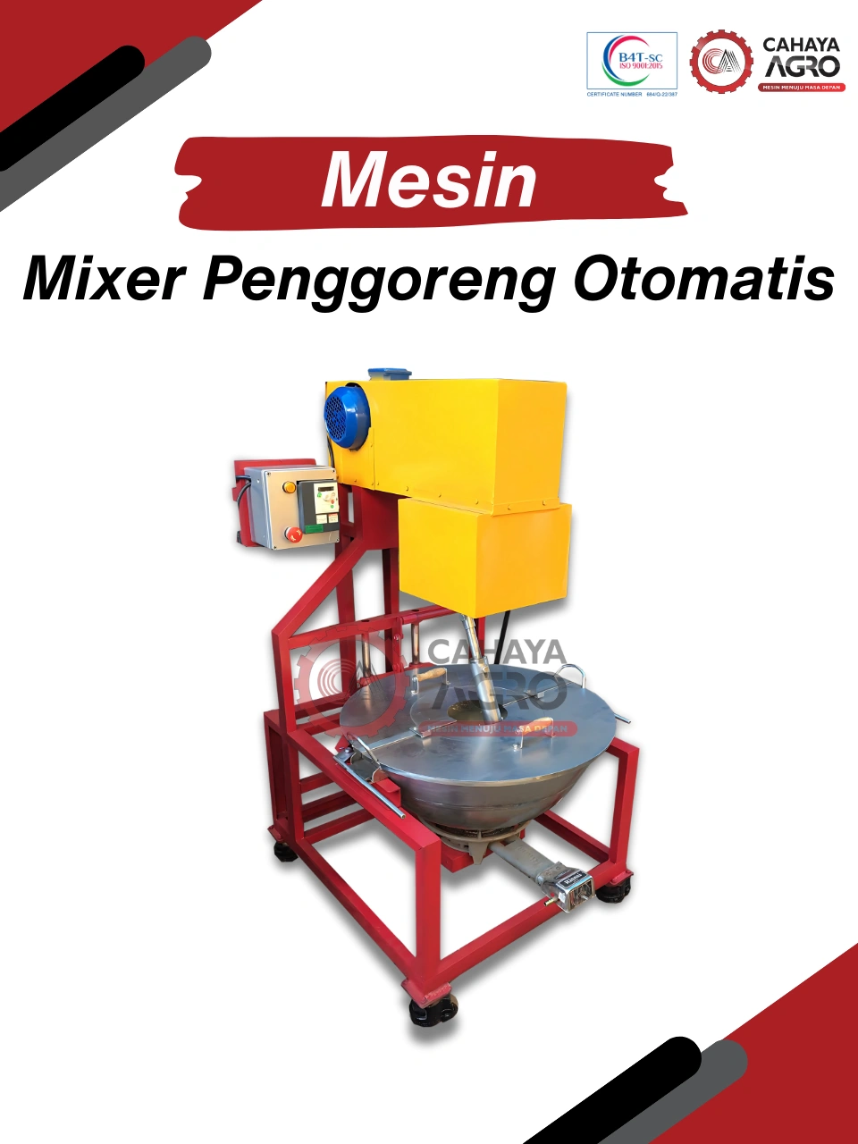 MESIN MIXER PENGGORENGAN OTOMATIS CA-MM-MPO-15