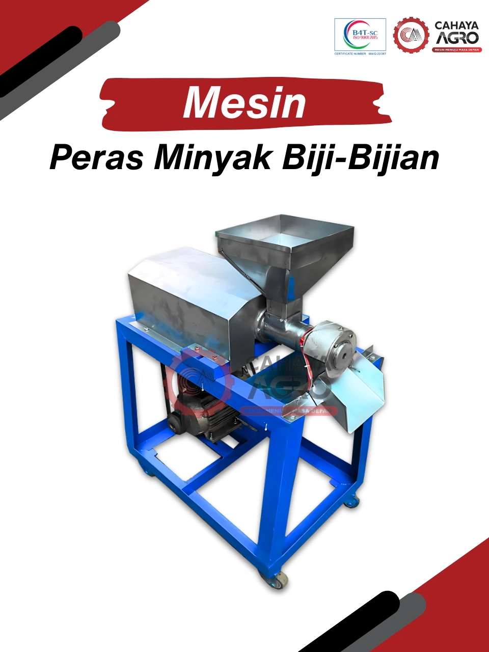 MESIN PERAS MINYAK BIJI-BIJIAN CA-MM-PMB-2