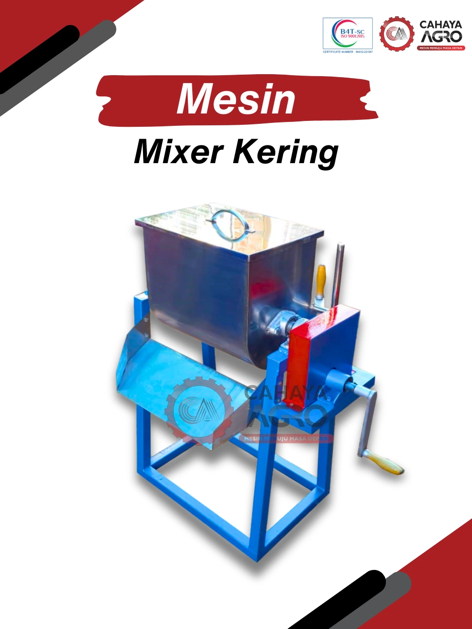 ALAT MIXER TEPUNG/MIXER KERUPUK MANUAL CA-MM-MTKM-5