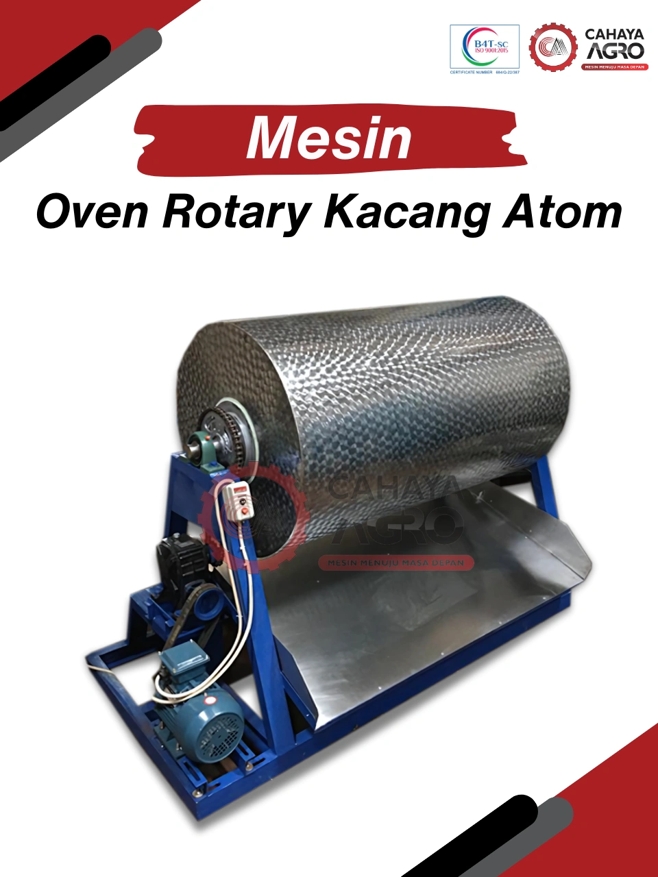 OVEN ROTARY KACANG ATOM CA-MM-ORKA-100