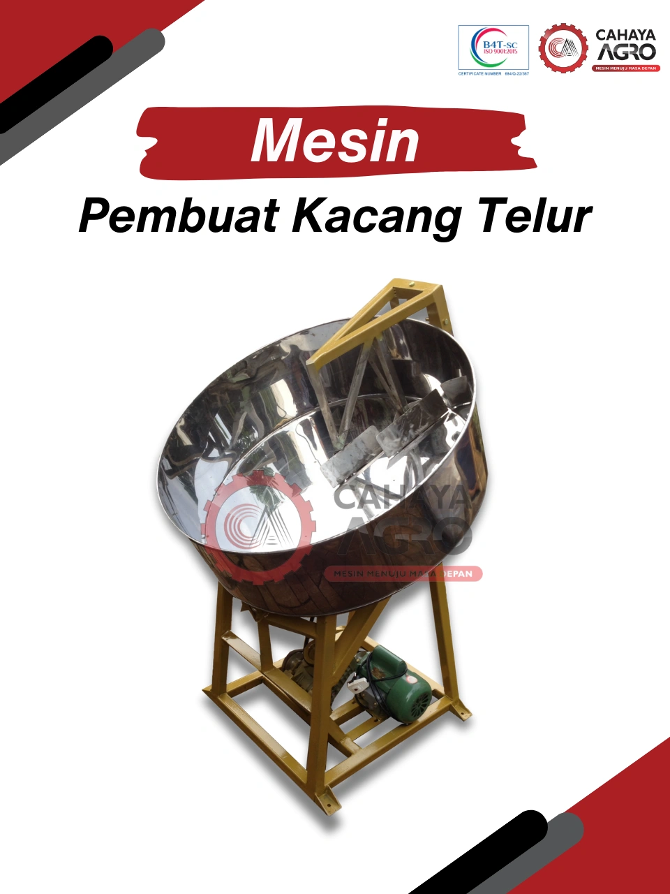MESIN PEMBUAT KACANG TELOR CA-MM-PKT-20