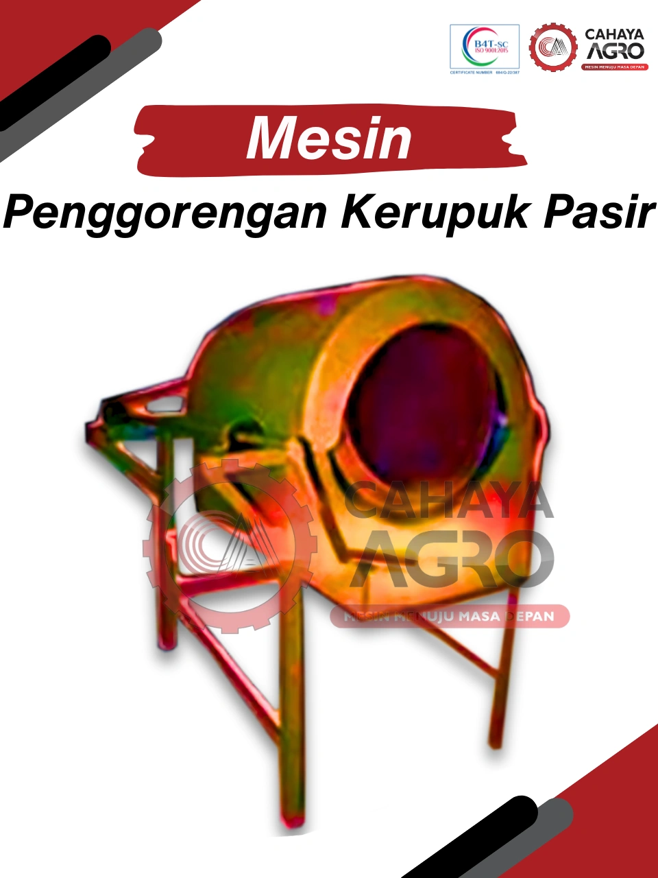 MESIN PENGGORENGAN KERUPUK PASIR CA-MM-PKP-50