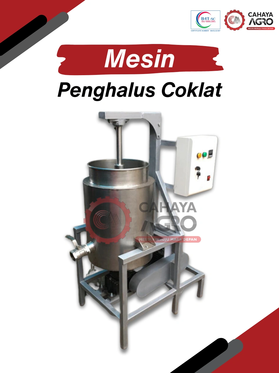 MESIN PENGHALUS/REFINER COKLAT CA-MM-PC-10