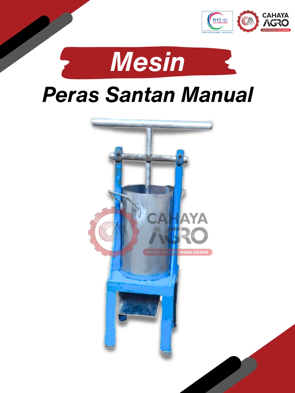 MESIN PERAS SANTAN MANUAL CA-MM-PSM-SDM