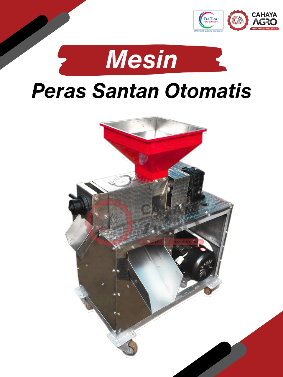 MESIN PERAS SANTAN OTOMATIS CA-MM-PSO-100 BENSIN