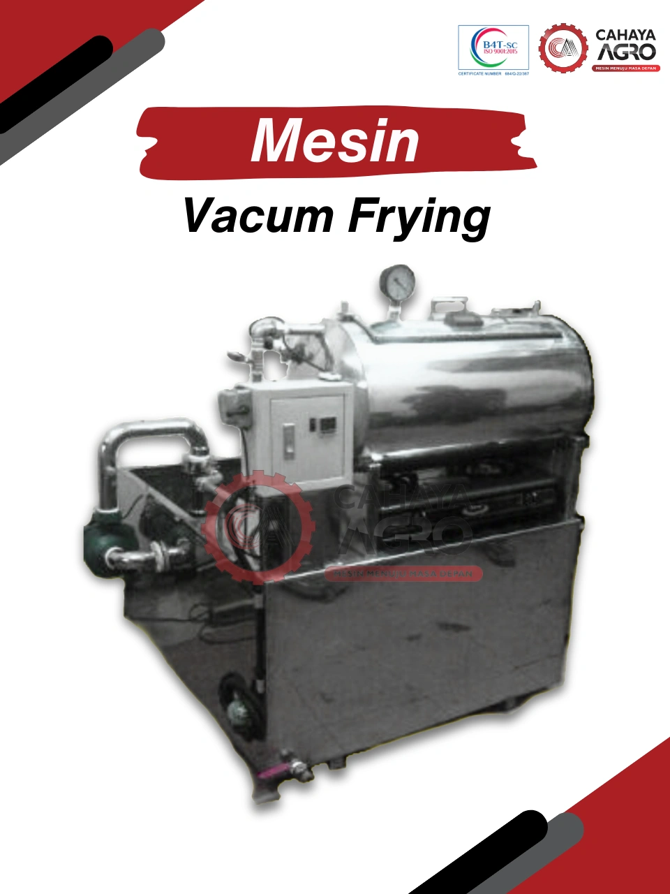 MESIN PENGGORENGAN VACUUM CA-MM-VF-1