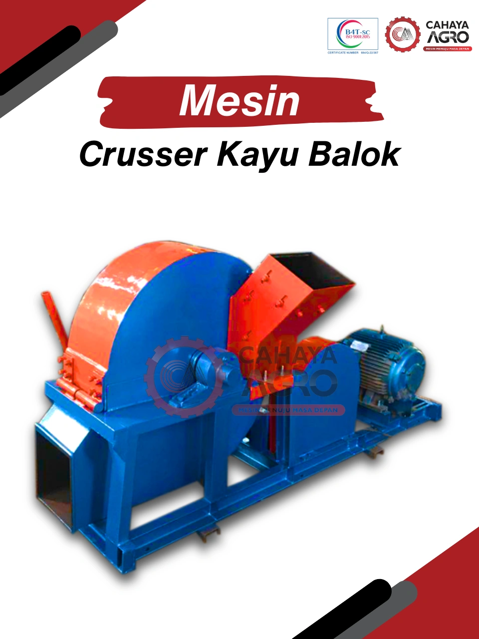 MESIN PENGHANCUR KAYU BALOK CA-B-CKB-500